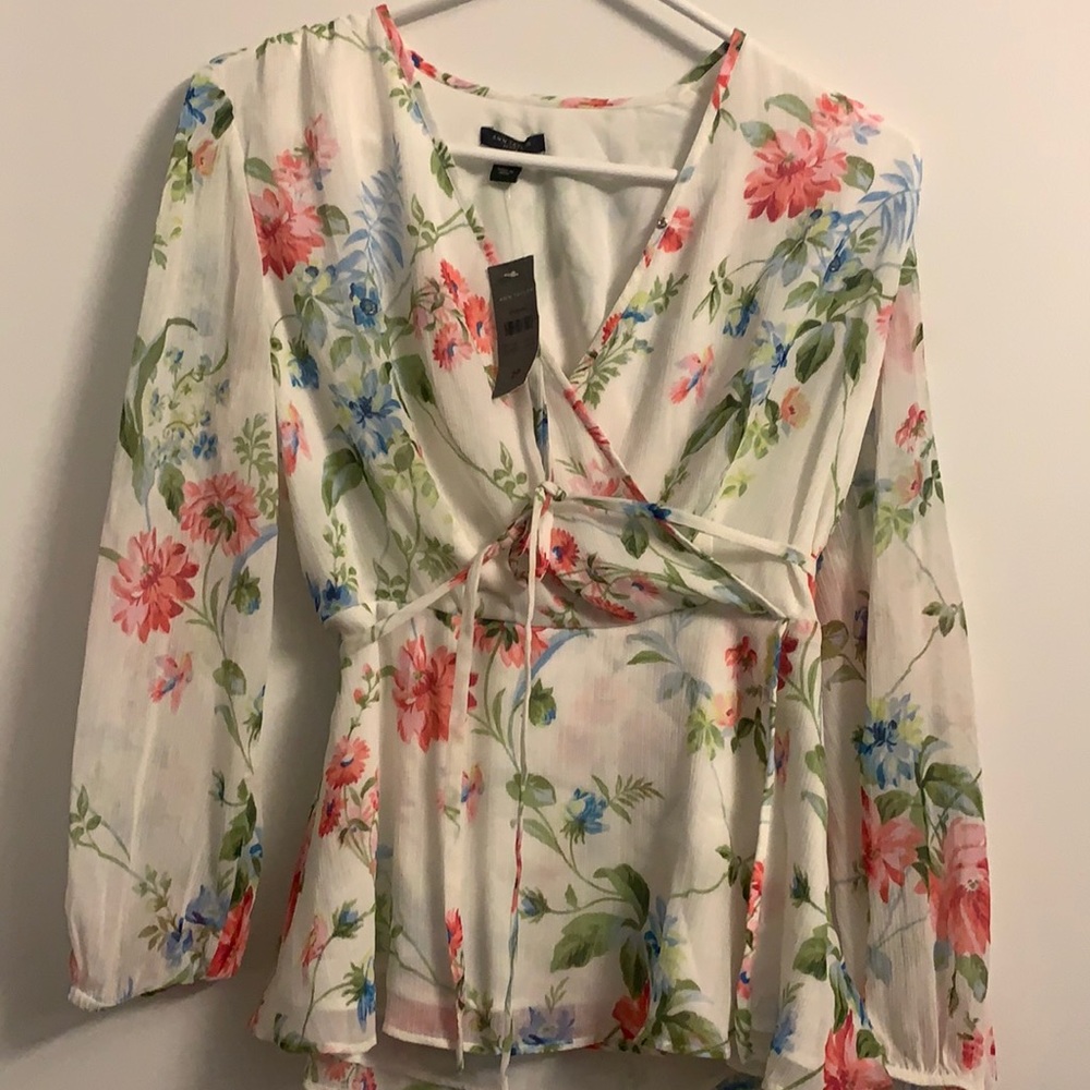 Ann Taylor (petite) floral top